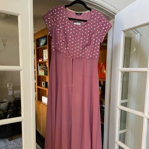 Womens purple/lilac silk kurta (tunic) (Indian outfit)